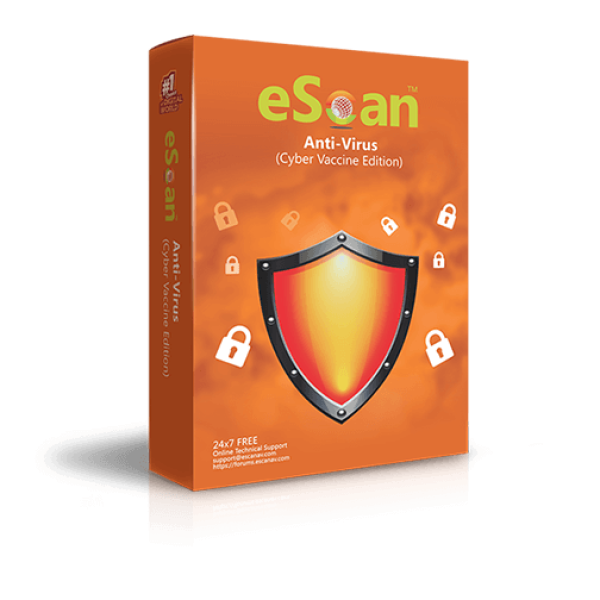 eScan Anti-Virus - (Cyber Vaccine Edition) 1Key